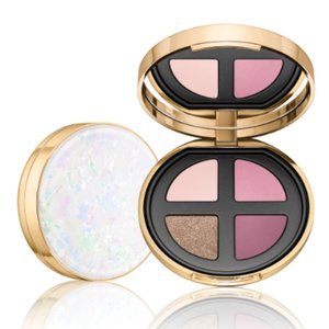 2/45$ Lise watier 4-COLOR EYESHADOW PALETTE - 50 YEARS OF BEAUTY - FESTIVE PINK